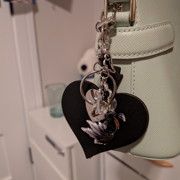 BagCharms Spade with Heart Koi Fish And Stars - Picture 7 of 13